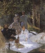 Claude Monet Le dejeuner sur i-herbe USA oil painting artist